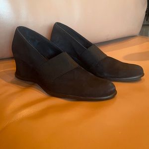 Women shoes suede black Arche